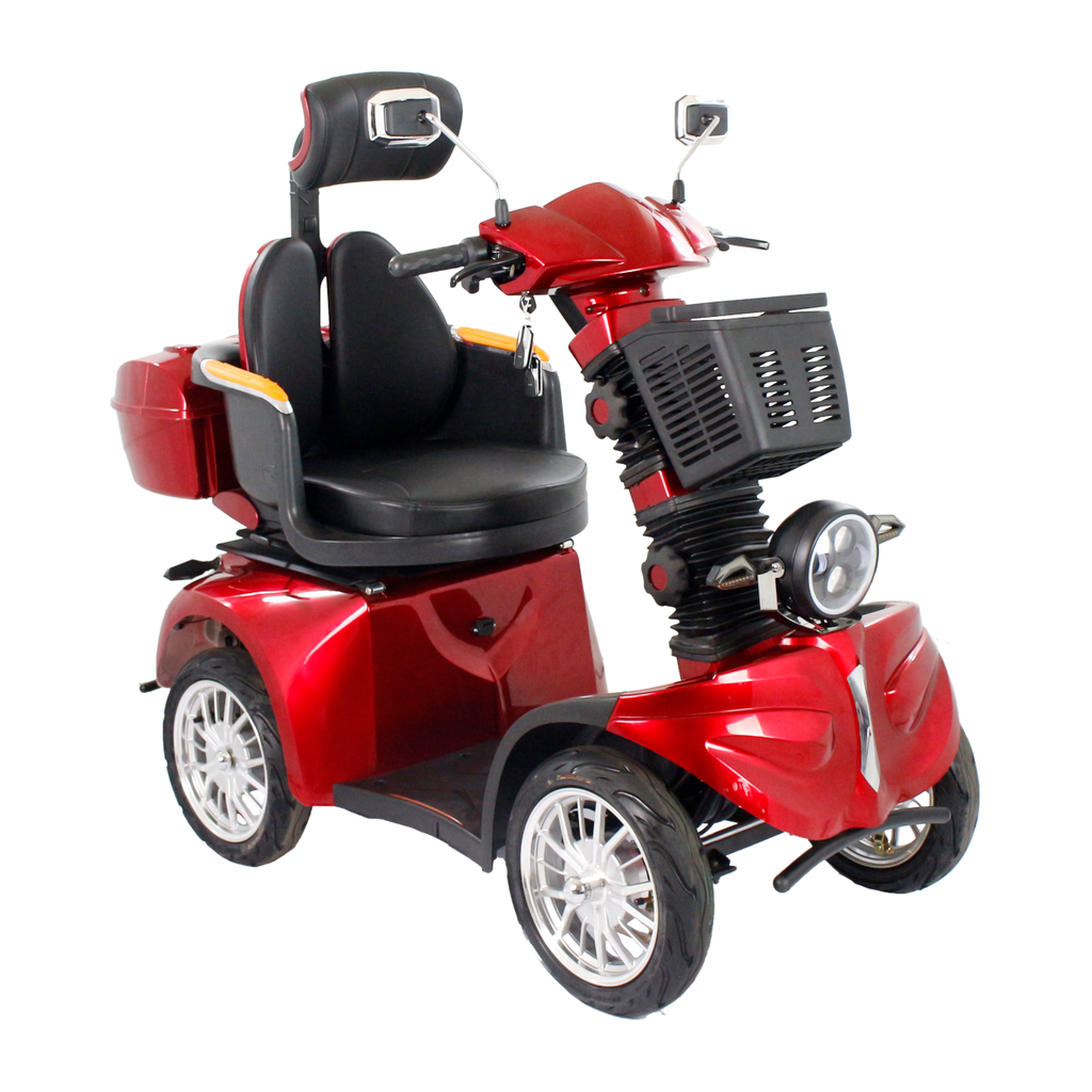 GIO Tron 4-Wheeled Smart Mobility Scooter - Red